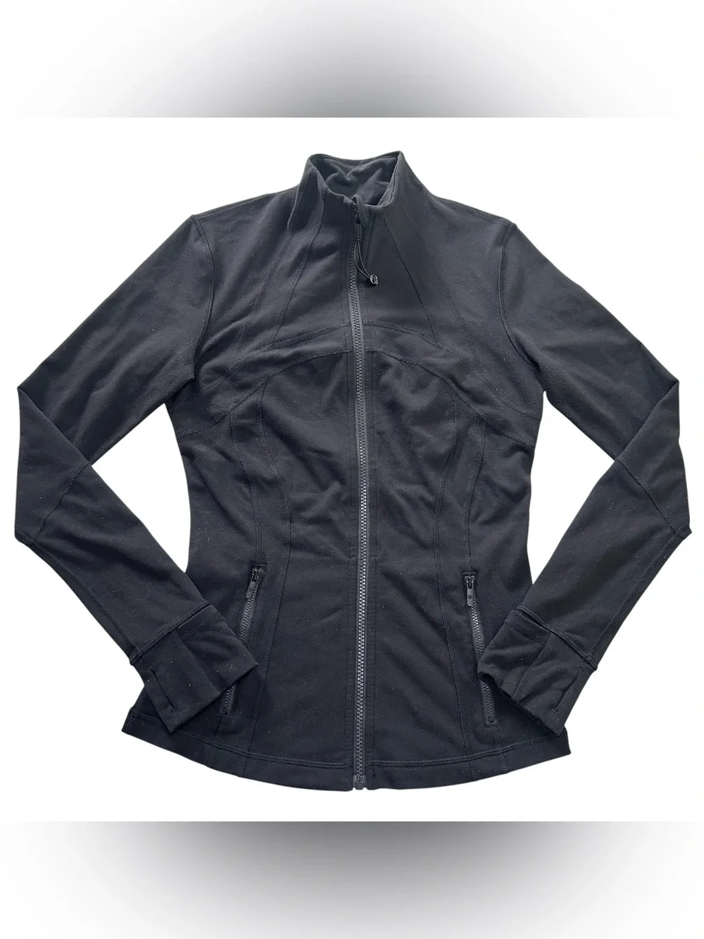 Lululemon Define Jacket Full-Zip Women’s 6 Black Workout Yoga Vented Stretch